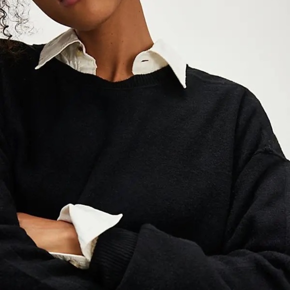 Free People Black Sweater – Size Small - Picture 2 of 6